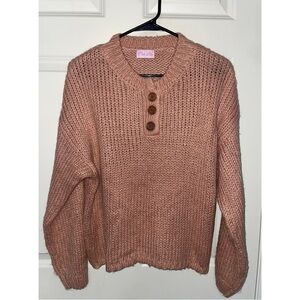 Pink Lily Women's Pink Sweater